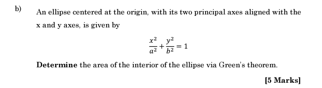 Solved An ellipse centered at the origin, with its two | Chegg.com