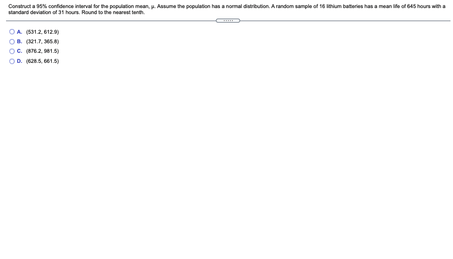 Solved Construct a 95% confidence interval for the | Chegg.com