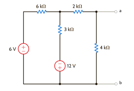 Solved Draw the Thevenin equivalent circuit seen through | Chegg.com