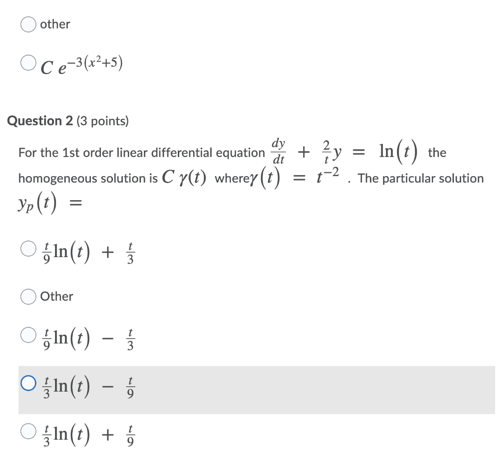 Solved P T Y G T Useful Information When You Are G Chegg Com