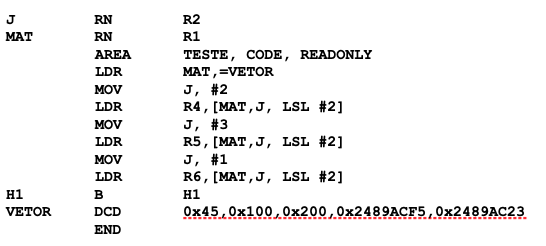 Solved What are the values for R4, R5 and R6 on the code | Chegg.com