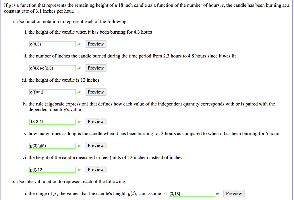 Solved If G Is A Function That Represents The Remaining Chegg