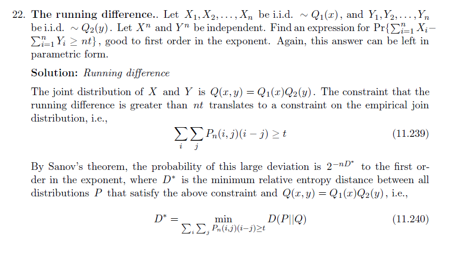 information theory problem(no more information) Show | Chegg.com