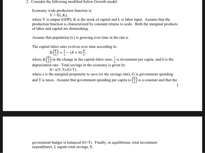 Solved If I Could Please Get Some Help With Macro Economics | Chegg.com