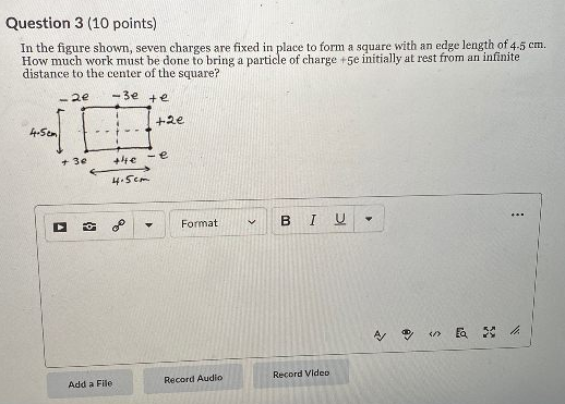 Solved Question 3 (10 points) In the figure shown, seven | Chegg.com