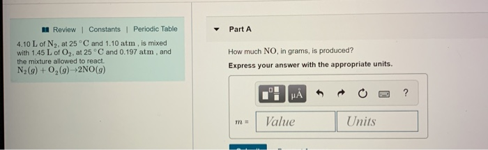 Solved Review| Constants | Periodic Table Part A 4.10 L of | Chegg.com