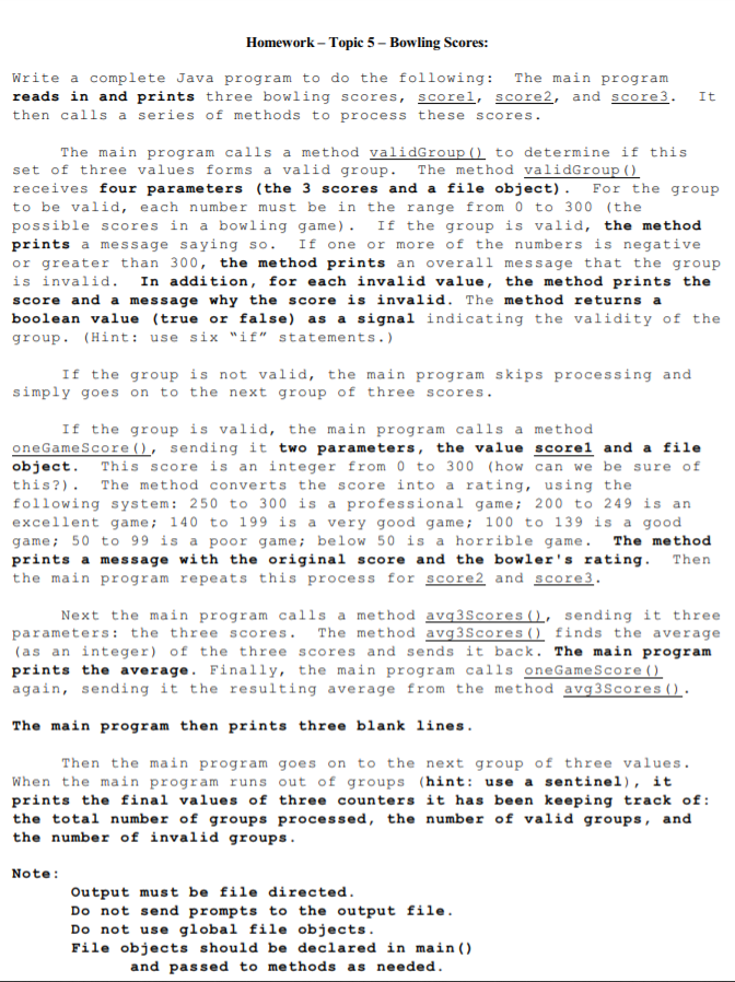 Solved I need your help with this Java assignment and need | Chegg.com