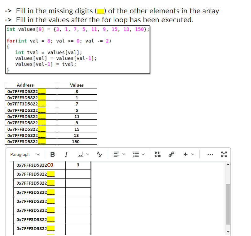 Solved -> Fill in the missing digits (1) of the other | Chegg.com