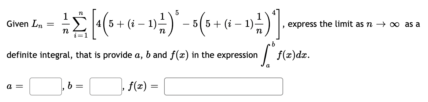 Solved Given Ln=Ln= | Chegg.com