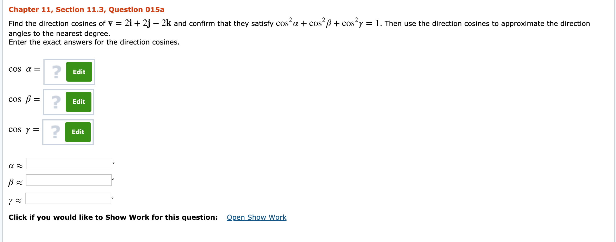 Solved Chapter 11 Section 11 3 Question 015a Find The D Chegg Com