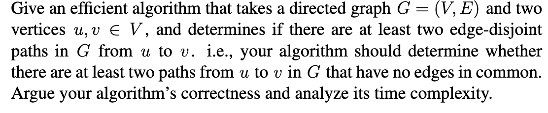 Solved Give an efficient algorithm that takes a directed | Chegg.com