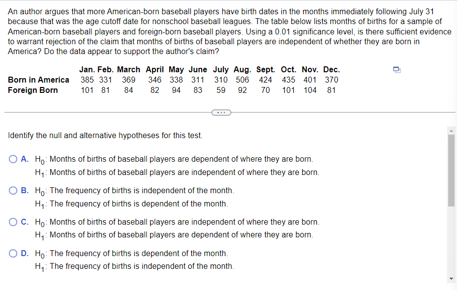 Solved An author argues that more Americanborn baseball