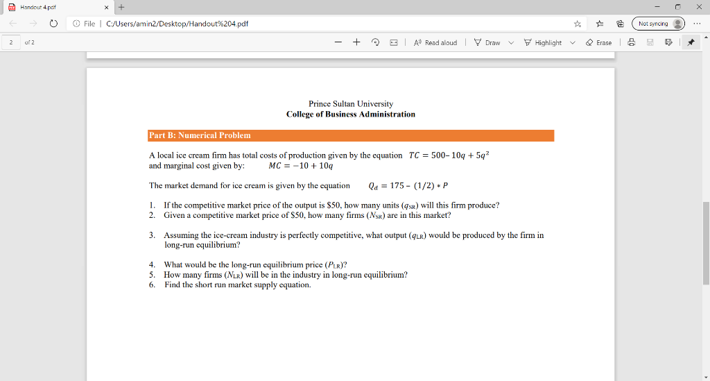 Solved Handout 4 Pdf O File C Users Amin2 Desktop Handou Chegg Com