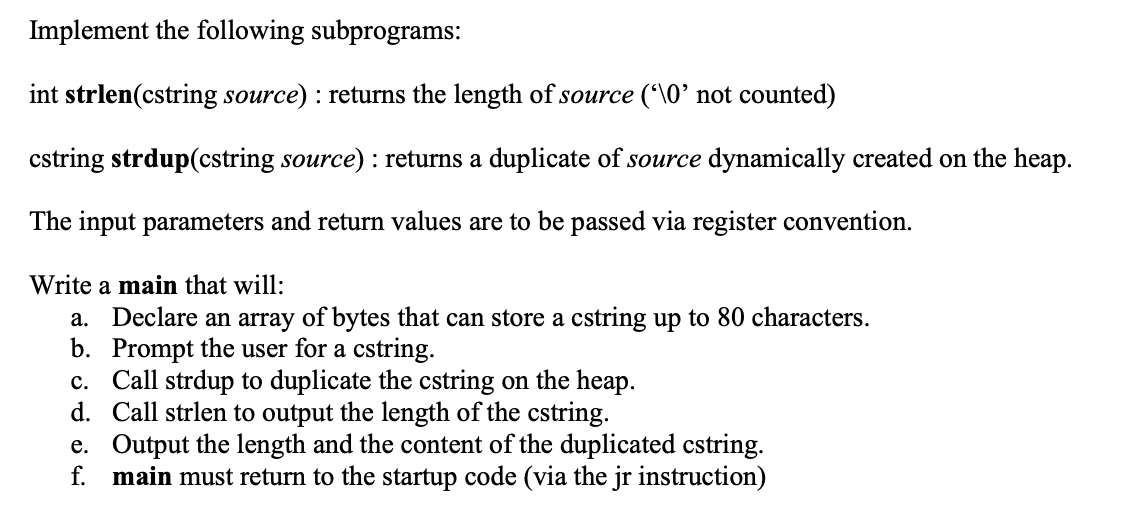 What the F is the C-string?