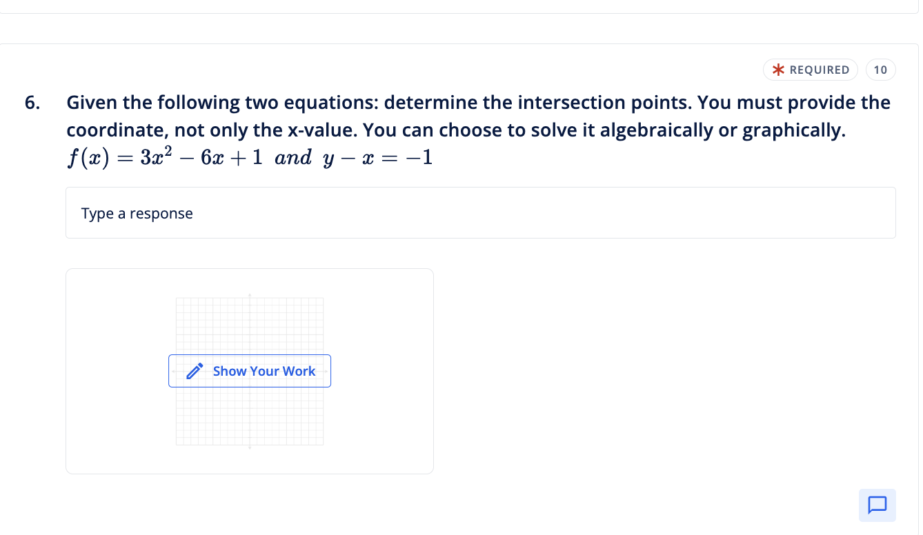Solved Given the following two equations: determine the | Chegg.com
