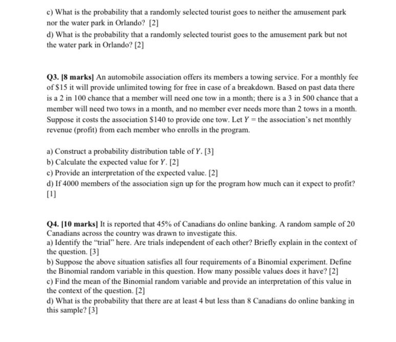 Solved c) What is the probability that a randomly selected | Chegg.com