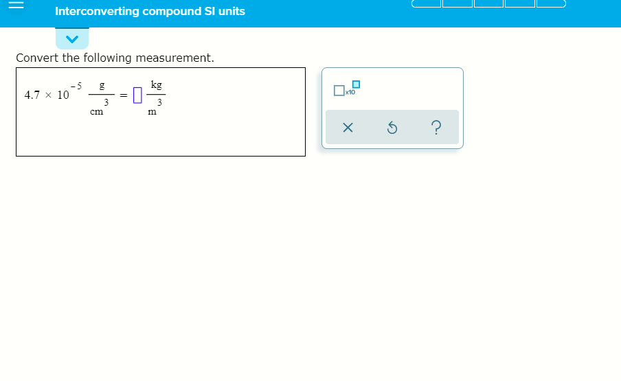 Solved Interconverting compound Sl units Convert the | Chegg.com