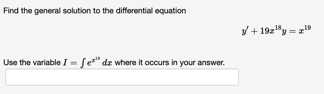 Solved Find the general solution to the differential | Chegg.com