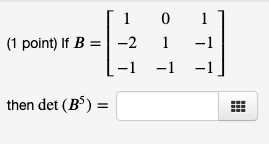 Solved (1 point) Are the following statements true or false? | Chegg.com