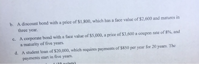 Solved Question 4 (25 points) For each of the following | Chegg.com