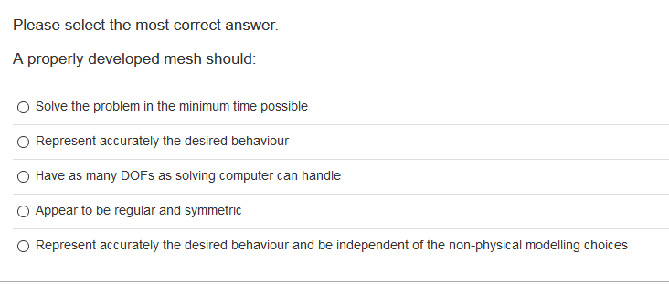 Solved Please select the most correct answer. A properly | Chegg.com