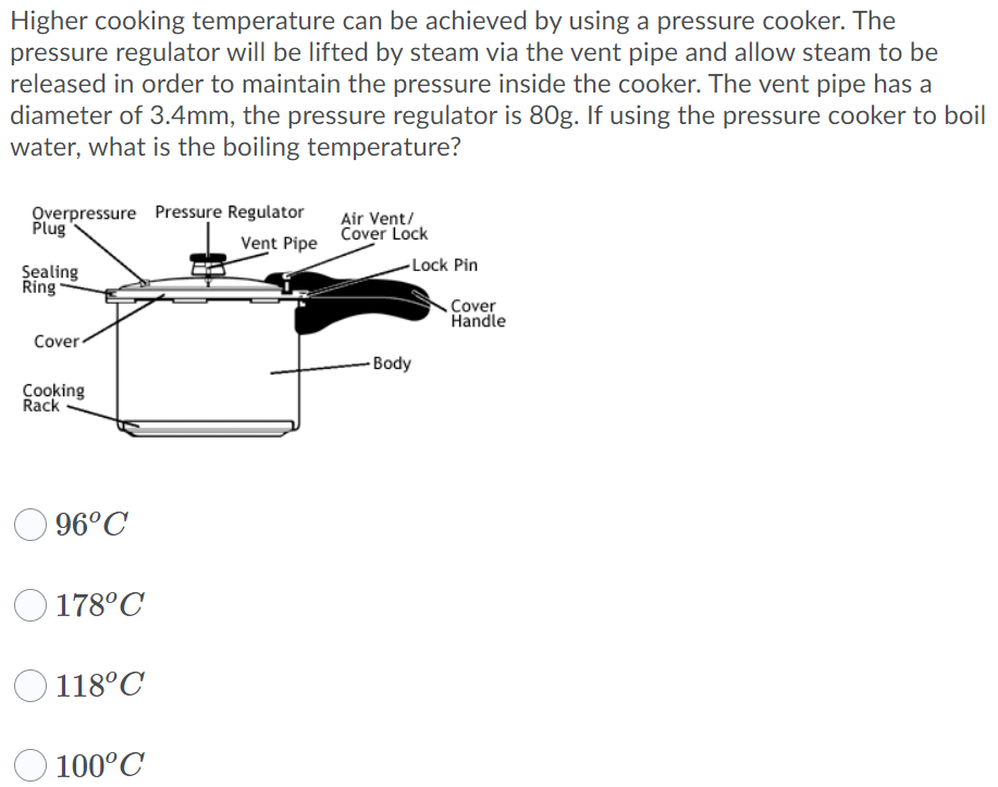 Pressure cooker air vent cover lock hot sale