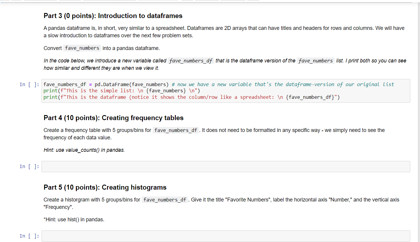 Pandas – Part 2 – Technical Notes