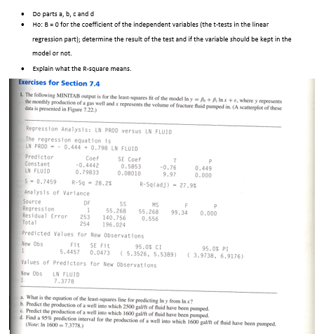 Solved Do Parts A, B, Cand D Ho: BO For The Coefficient Of | Chegg.com