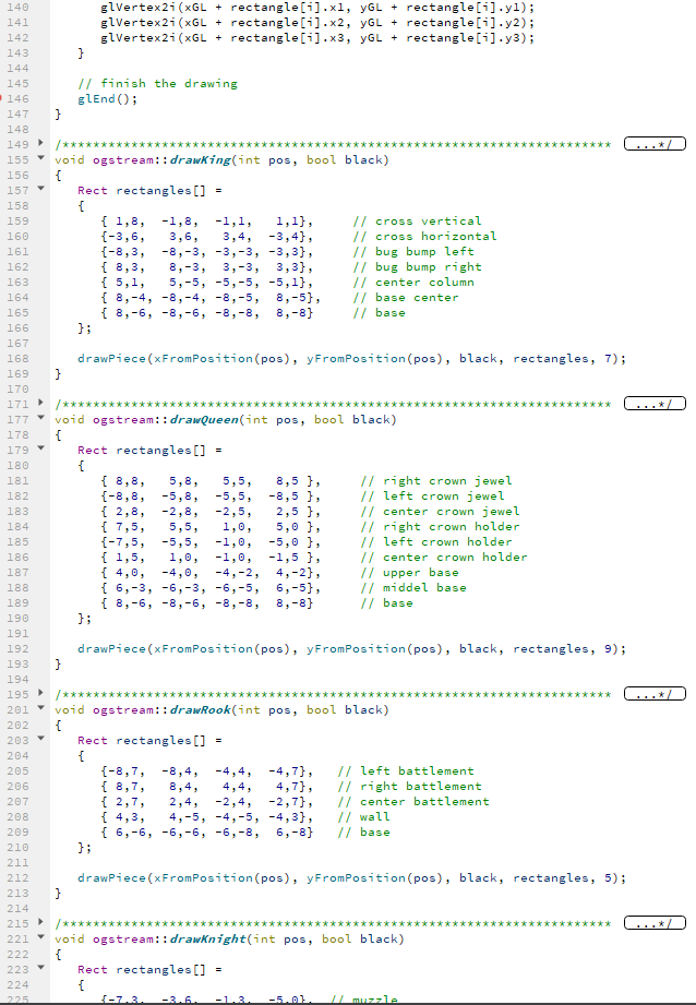 Solved This is a Chess program in C++. I need a unit test | Chegg.com