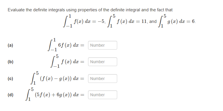 Solved Evaluate the definite integrals using properties of | Chegg.com