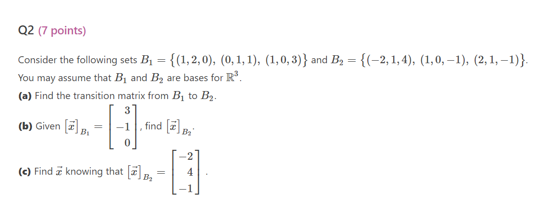 Solved Consider The Following Sets | Chegg.com