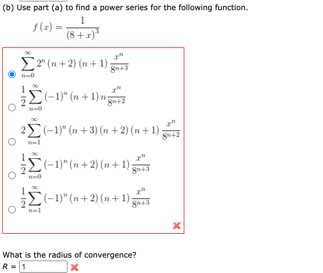 Solved (a) Use Differentiation To Find A Power Series | Chegg.com