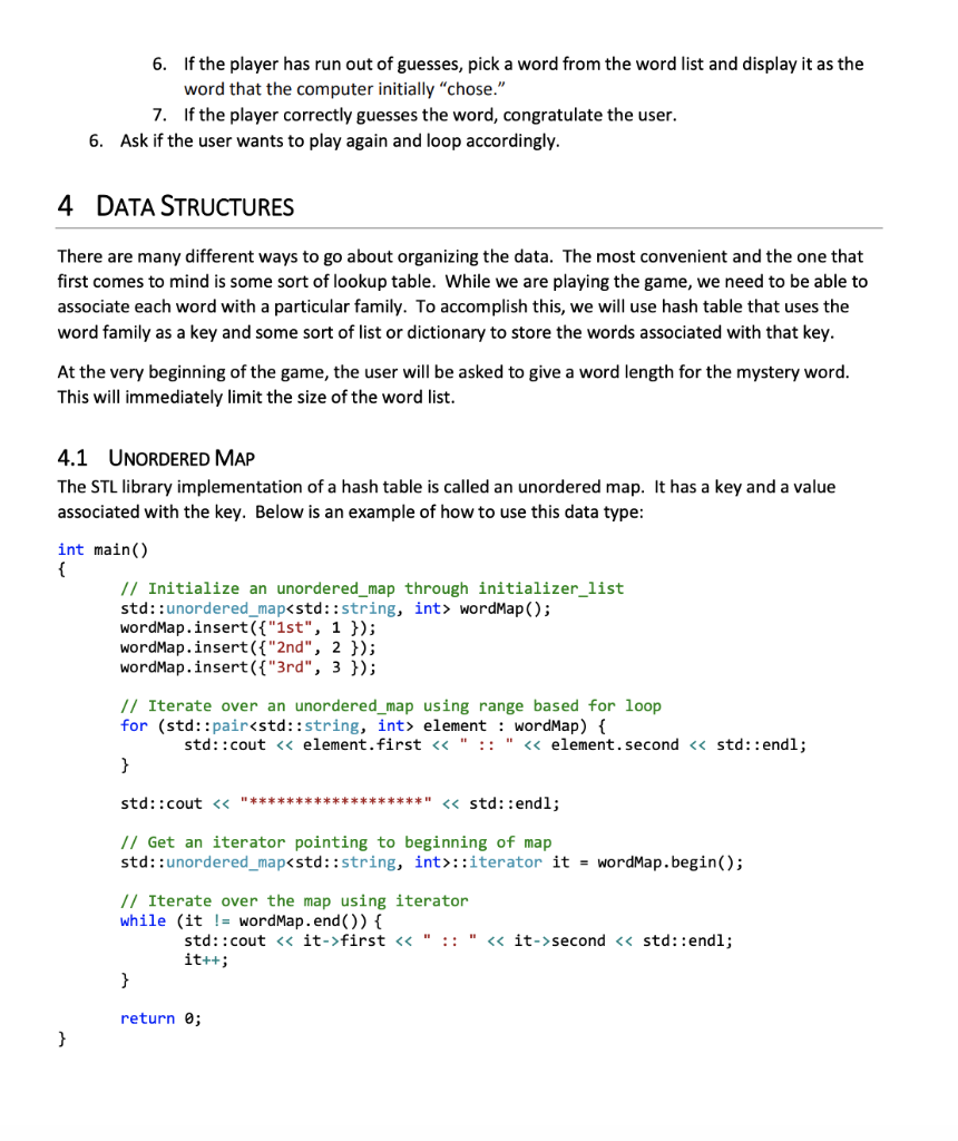 Evil Hangman Credit: Assignment originally created by | Chegg.com