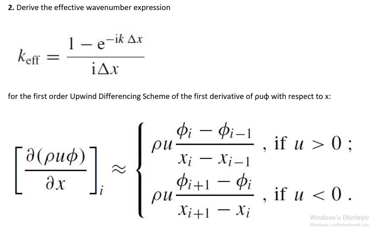 Solved 2. Derive the effective wavenumber expression 1 - | Chegg.com