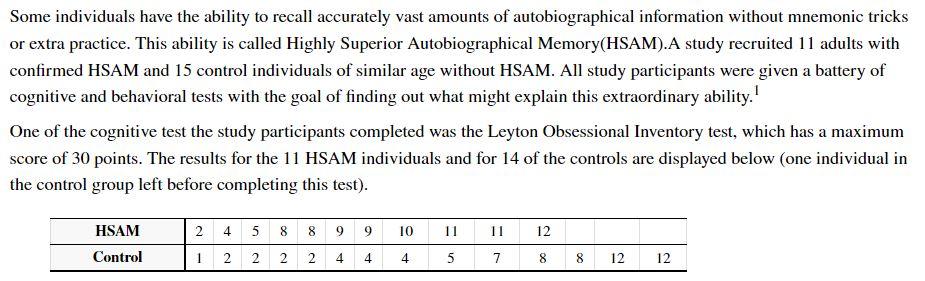 Solved Some individuals have the ability to recall | Chegg.com