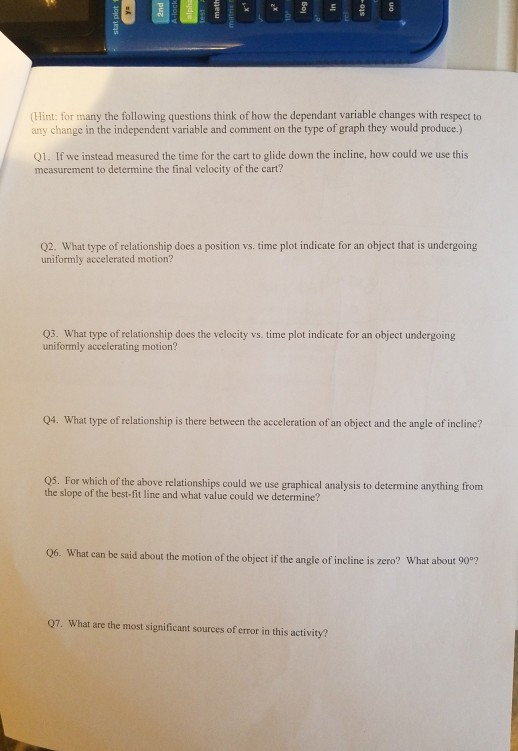 Solved If anyone could please help me answer questions, 1 | Chegg.com