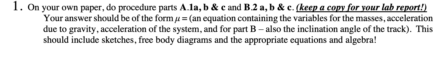 Solved PLEASE JUST DO PART B 2 A And B, Question 1 On Top | Chegg.com