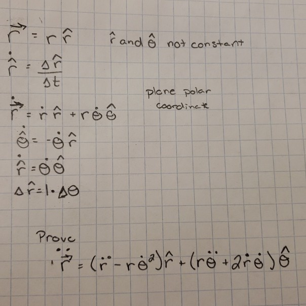 Solved R Rr I And E Not Constant Plone Polar Coordinate Chegg Com