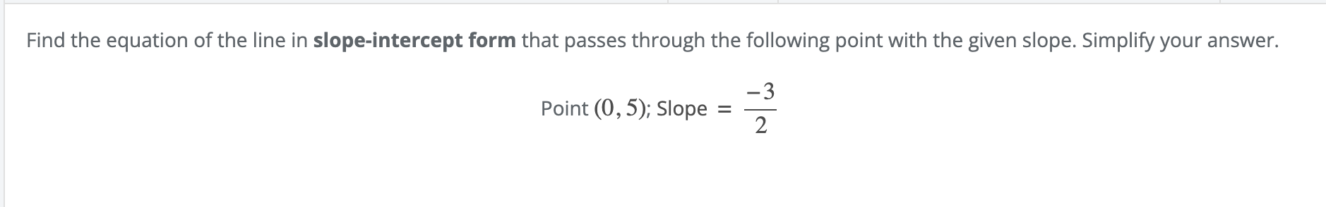 0 3 2 5 SLOPE visual data 6