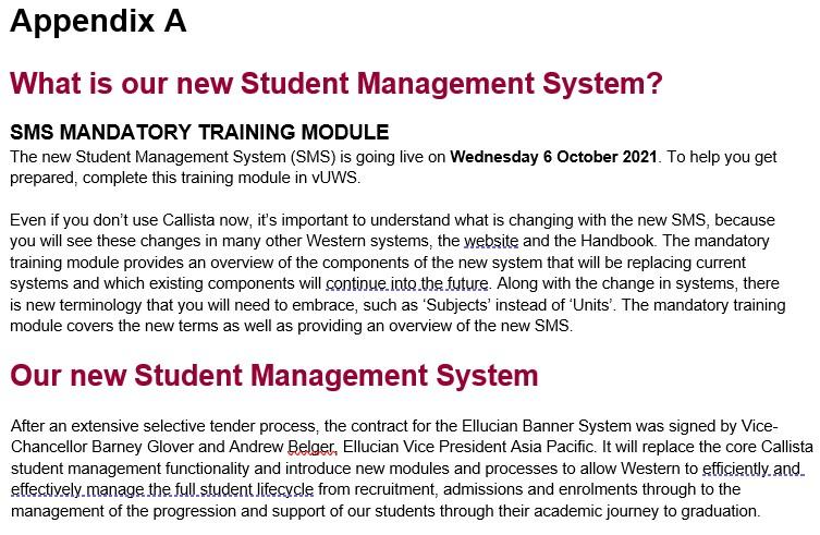 Solved What is our new Student Management System? SMS | Chegg.com