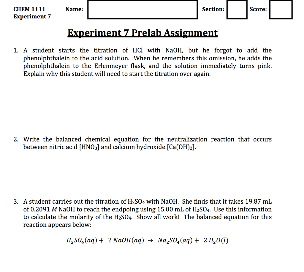 chem 1111 experiment 2