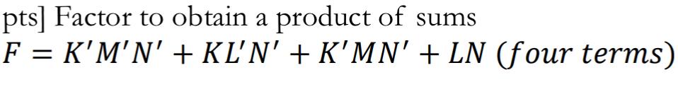 Solved Factor out, don’t negate the whole expression to get | Chegg.com