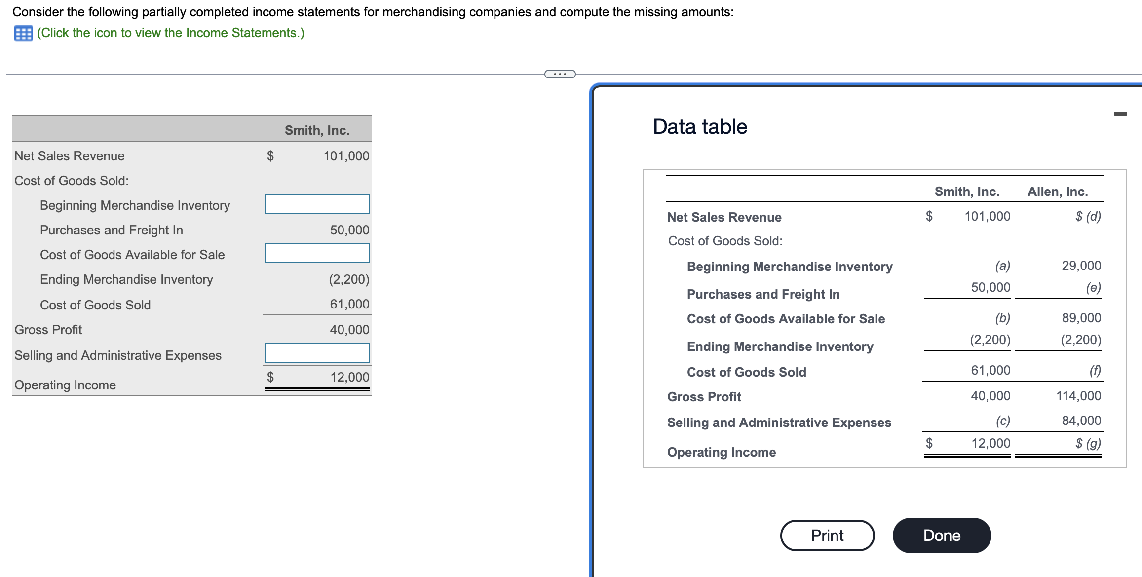 solved-consider-the-following-partially-completed-income-chegg