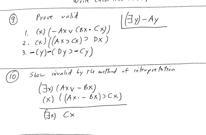 Solved Intro To Logic Please Help Me A Bit, How To Proof | Chegg.com