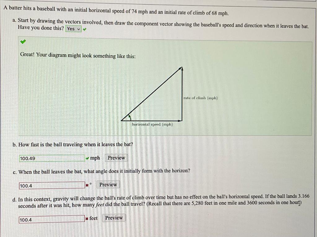 solved-a-batter-hits-a-baseball-with-an-initial-horizontal-chegg
