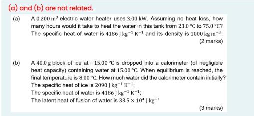 Solved (a) And (b) Are Not Related. (a) A 0.200 M3 Electric | Chegg.com