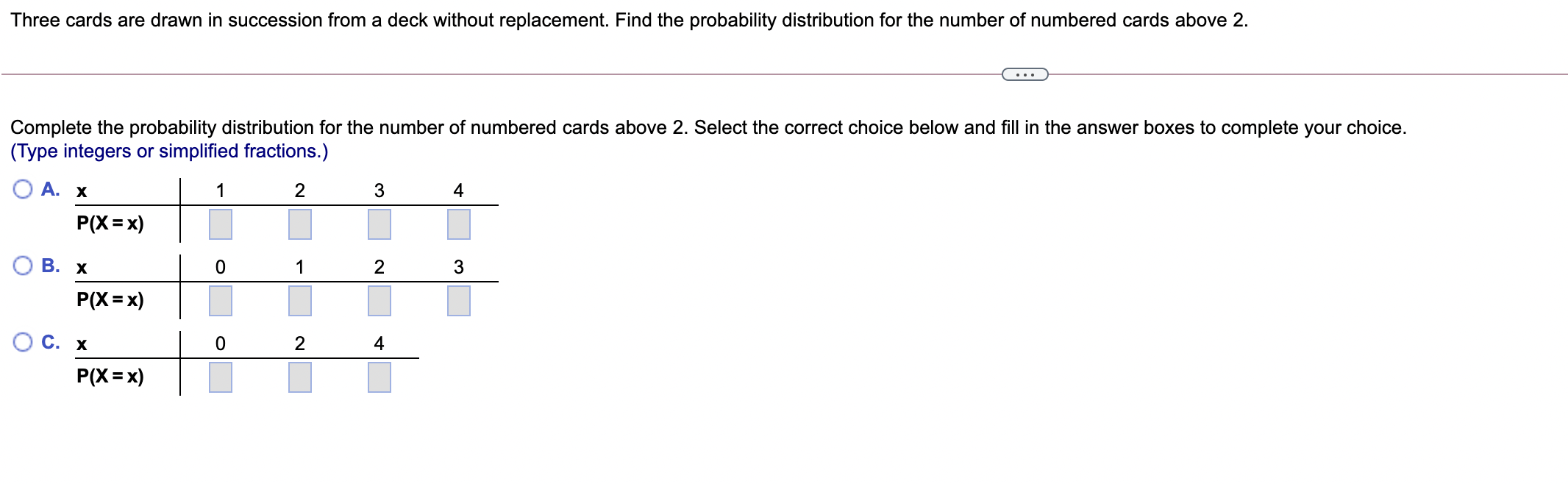 Solved Three cards are drawn in succession from a deck | Chegg.com