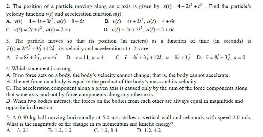 Solved MCQ questions: 1. Figure shows four paths along | Chegg.com