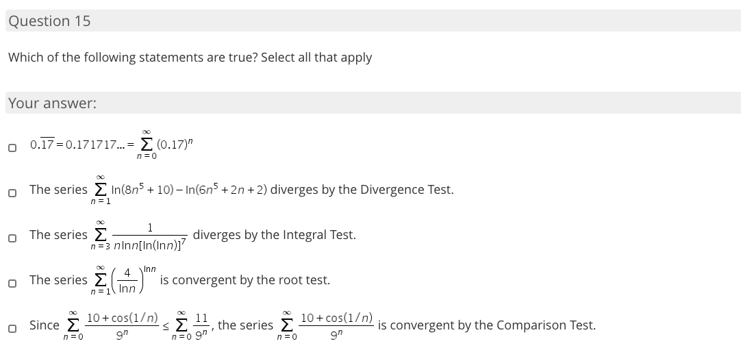Solved 12) Consider the function Select all | Chegg.com