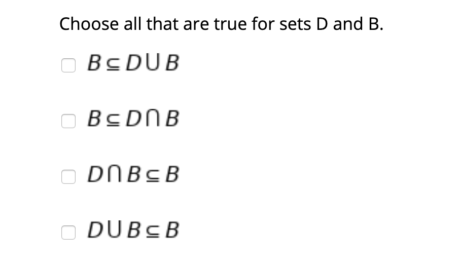 Solved Topic: Set Theory Proofs Please Choose The Correct | Chegg.com